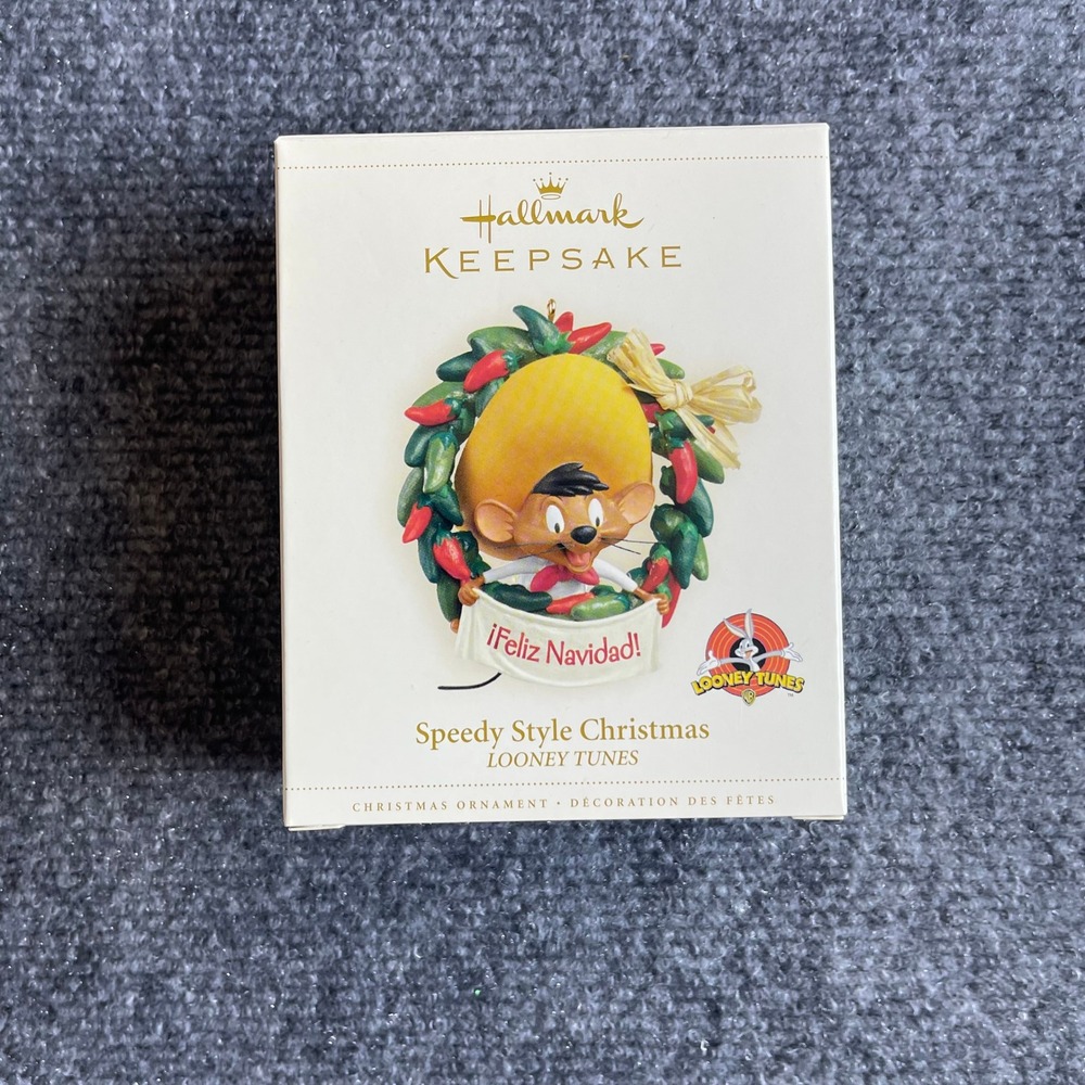Hallmark Keepsake Looney Tunes Speedy Style Christmas Ornament Speedy Gonzales